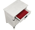 Loretta Modern Style 3 Drawer Night Stand Made With Wood In Antique White Antique White 3 Drawers Bedroom Bedside Cabinet Modern Drawers Antique Solid Wood Mdf Wood