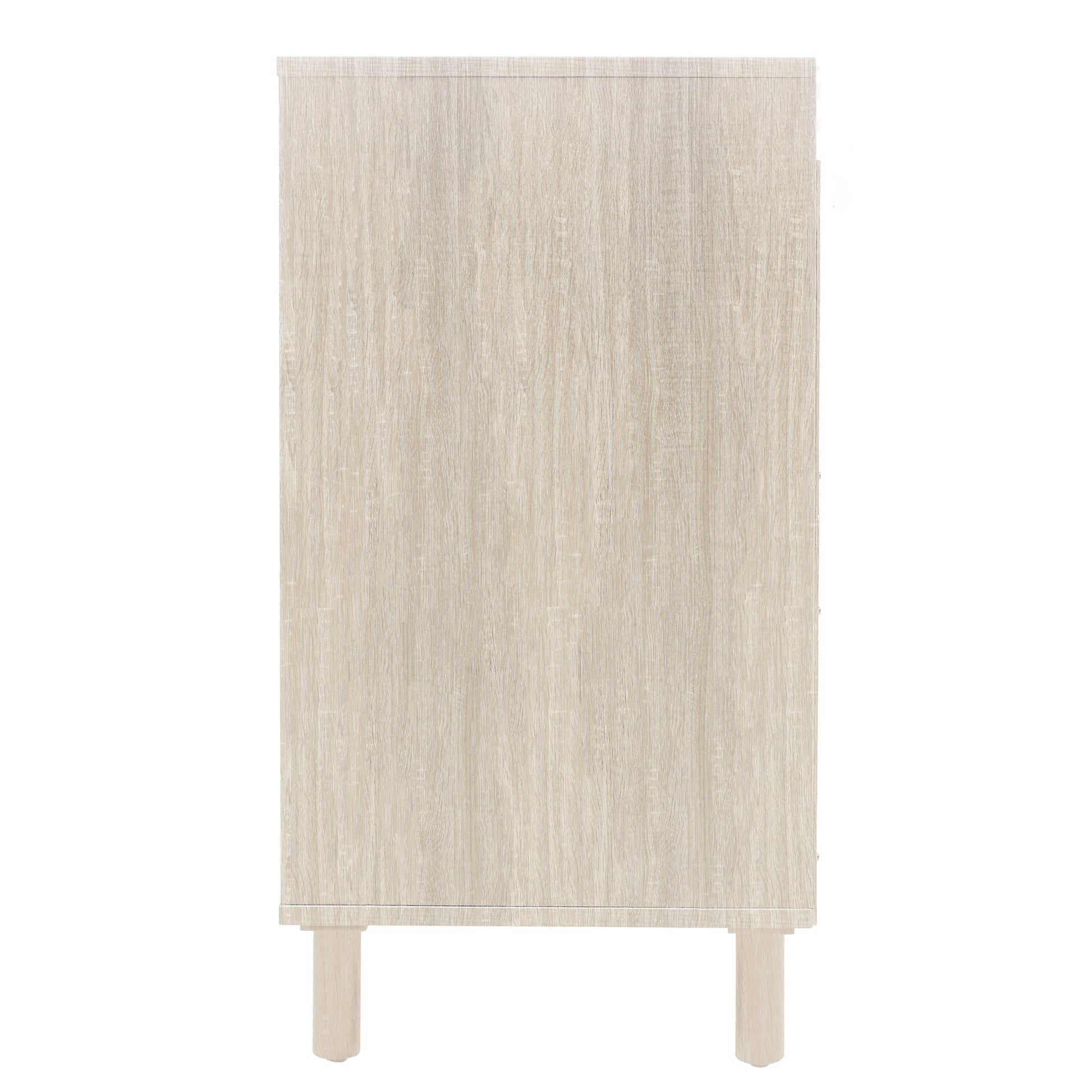 2 Door Cabinet, Suitable For Bedroom, Living Room, Study Natural Mdf