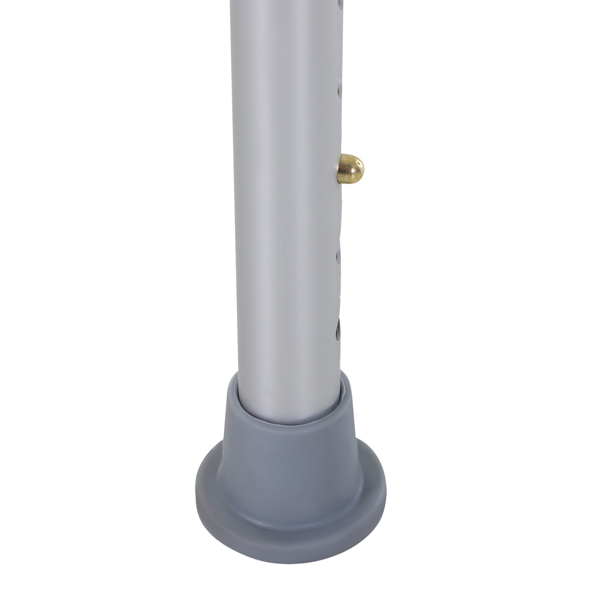 Homcom 6 Level Adjustable Curved Bath Stool Spa Shower Chair Non Slip Design For The Elderly, Injured, & Pregnant Women Blue Aluminum