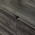 Drawer Dresser Cabinet,Sideboard,Bar Cabinet,Buffet Server Console,Table Storge Cabinets,Flat Out The Corners Of The Drawers,Six Drawers,For Dining Room,Living Room,Bedroom,Kitchen Hallway,Dark Gray