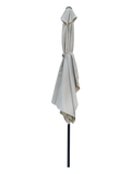 6 X 9Ft Patio Umbrella Outdoor Waterproof Umbrella With Crank And Push Button Tilt Without Flap For Garden Backyard Pool Swimming Pool Market Frozen Dew Steel