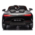 24V Ride On Car W Parent Remote Control,Seat Width 18.11 Inch,Licensed Mercedes Benz Sl63 Car For Kids,200W Speed1.86 4.97Mph Secure Slow Start,Bluetooth,Led,Headlight, Music Player & Horn, Soft