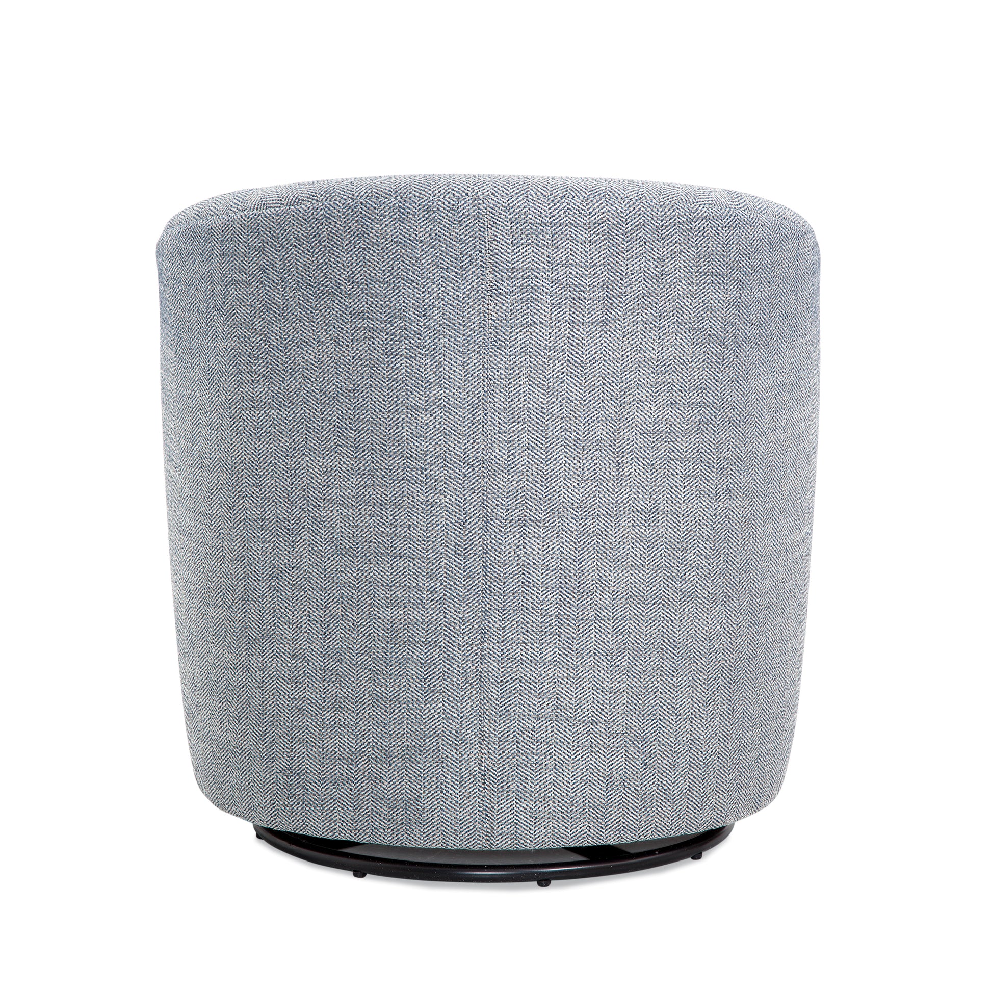 Lainey Indigo Swivel Barrel Chair Blue Modern,Transitional Foam Polyester