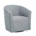 Lainey Indigo Swivel Barrel Chair Blue Modern,Transitional Foam Polyester