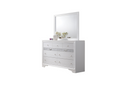 Matrix Traditional Style King 5Pc Storage Bedroom Set Made With Wood In White Box Spring Not Required King White Wood 5 Piece Set Bedroom Bed Included,Chest Included,Dresser Included,Mirror Included,Nightstand Included Traditional Solid Wood Mdf Tufted