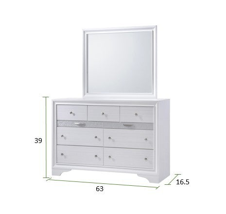 Matrix Traditional Style King 5Pc Storage Bedroom Set Made With Wood In White Box Spring Not Required King White Wood 5 Piece Set Bedroom Bed Included,Chest Included,Dresser Included,Mirror Included,Nightstand Included Traditional Solid Wood Mdf Tufted