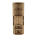 Bar Cabinet Jansen, Living Room, Macadamia Beige Particle Board Engineered Wood