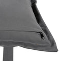 Outdoor Swivel Chair With Cushions, Rattan Egg Patio Chair With Rocking Function For Balcony, Poolside And Garden Grey Wicker Grey Cushion Grey Wicker
