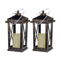 Set Of 2 Menifee Lantern With Led Candle, Tall 5X5X11