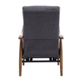 Coolmore Wood Frame Armchair, Modern Accent Chair Lounge Chair For Living Room Dark Gray Linen