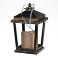 Set Of 2 Menifee Lantern With Led Candle, Short 5X5X8.5