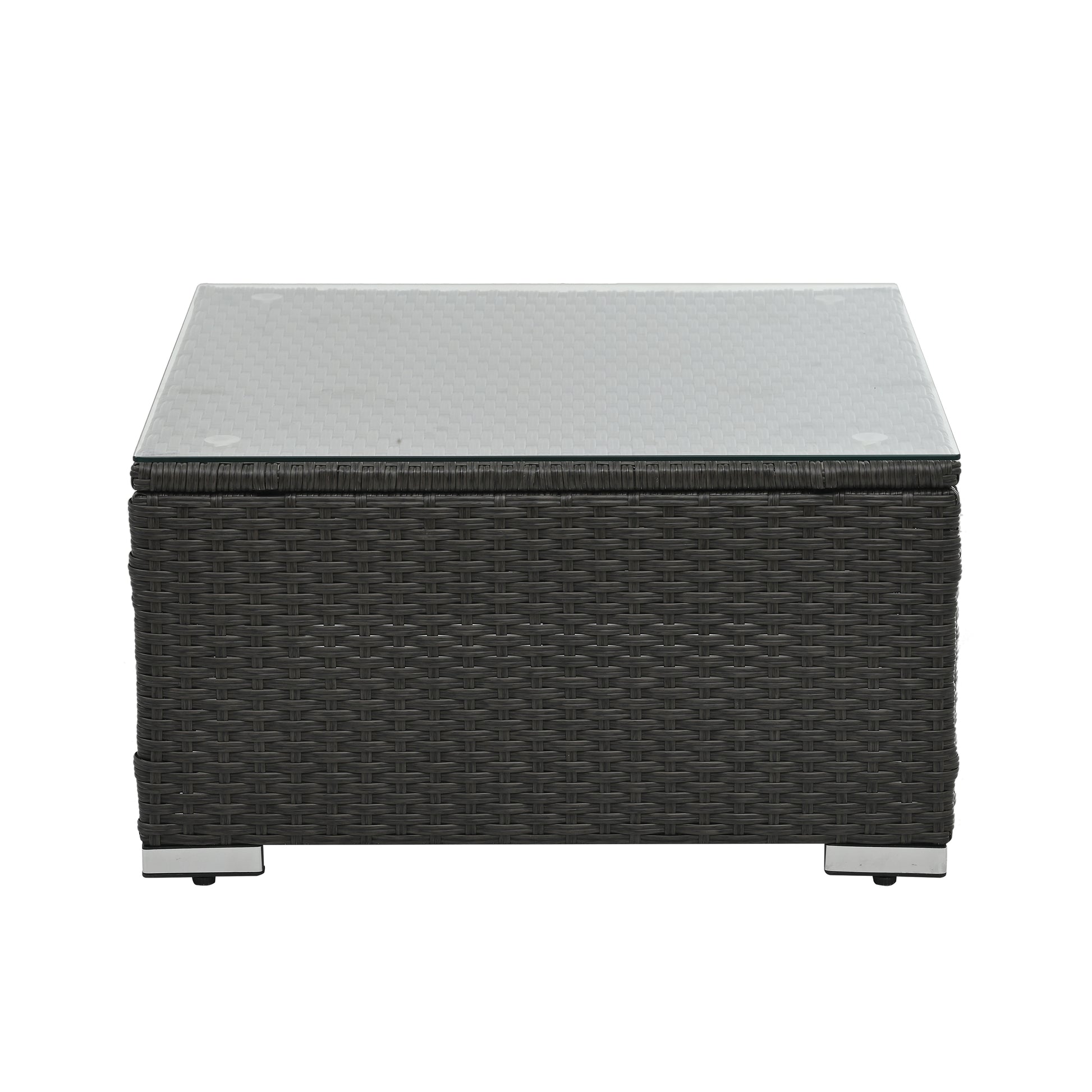 Patio Furniture Sets Yes Dark Gray Seats 6 Pe Rattan Iron Waterproof Fabric