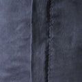 Lara 6.5 Foot Suede Cylindrical Bean Bag, Black Black Microfiber