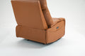 Lounge Chair Lift Chair Relax Sofa Chair Sitting Room Furniture Sitting Room Power Supply Elderly Electric Lounge Chair Orange Leather