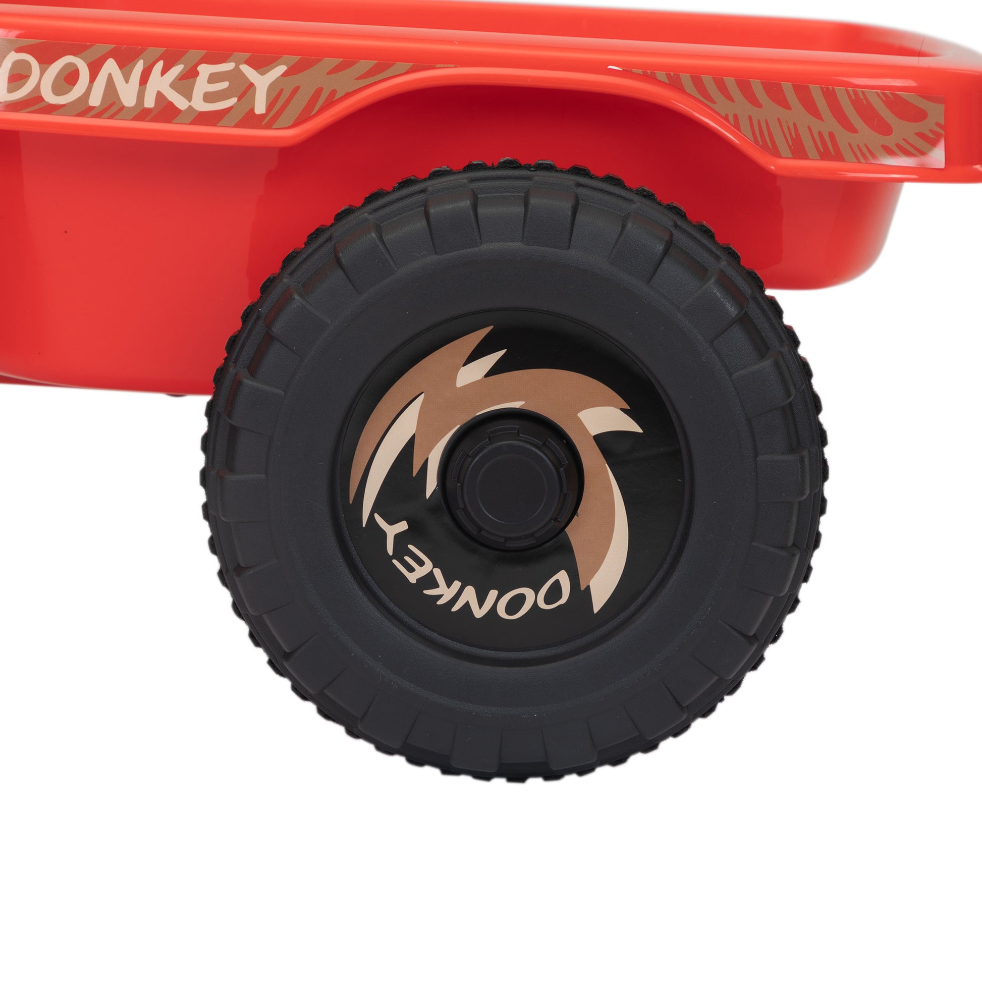 6V Kids Electric Atv, Toddler Ride On Car With Trailer, Music, Bluetooth And Power Display For Boys And Girls, Red White Polypropylene