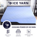 12 Inch Refresh Hybrid Cooling Gelcare Memory Foam And Coil Kids Mattress, Twin Xl Size Blue Bedroom Foam Spring