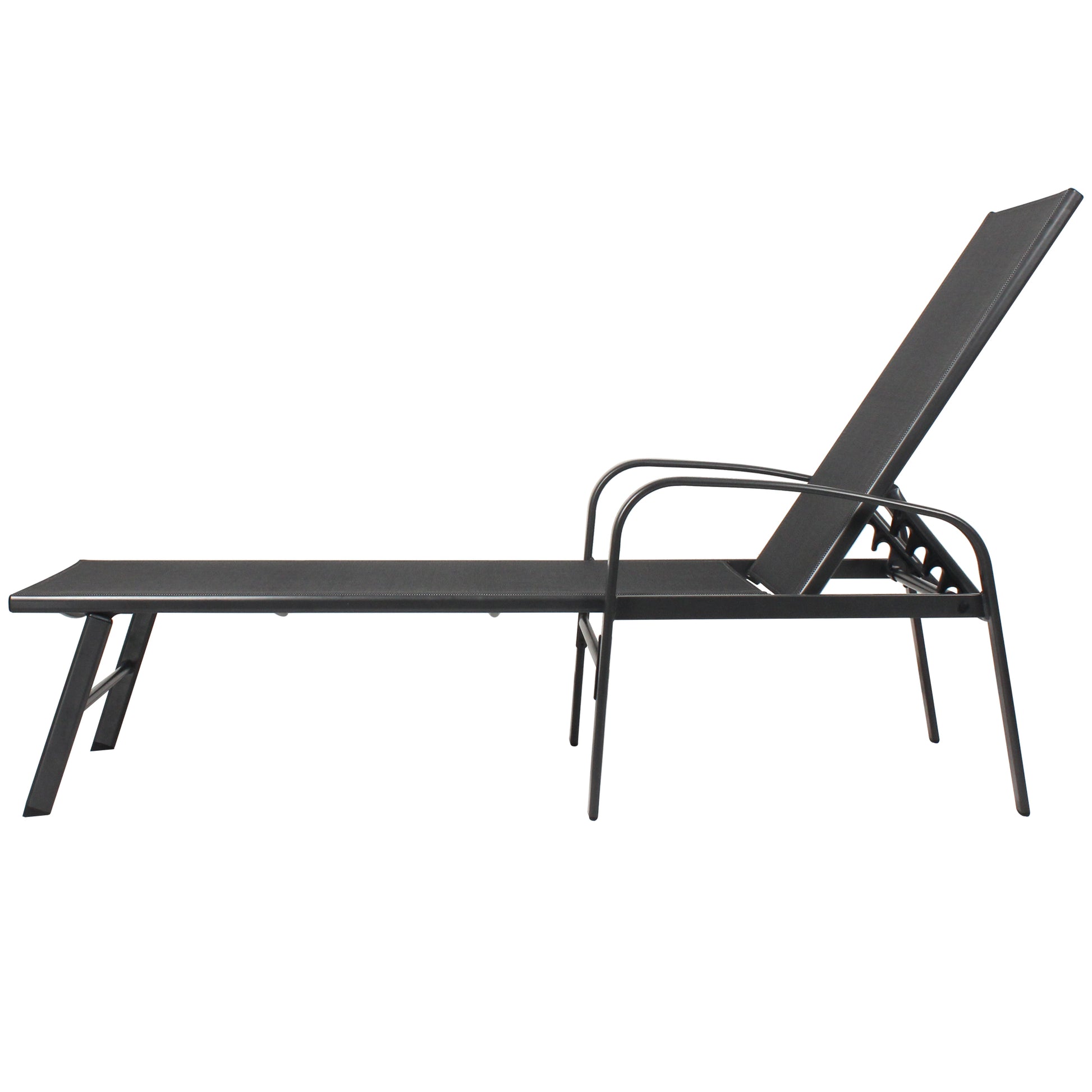 Outdoor Patio Swimming Pool Lounge Gray Color With Pillow Yes Gray Weather Resistant Frame Garden & Outdoor Foam Steel