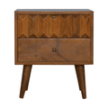 Chestnut Prism Bedside Chestnut Solid Wood
