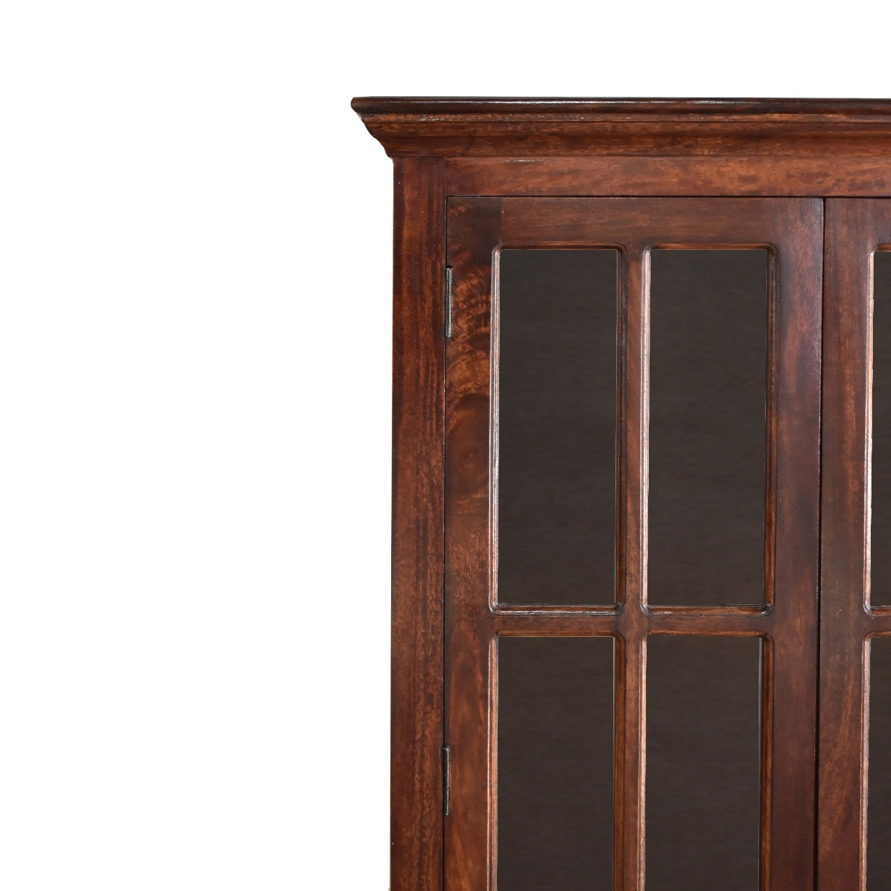 Tall Cherry Glazed Cabinet Cherry Solid Wood