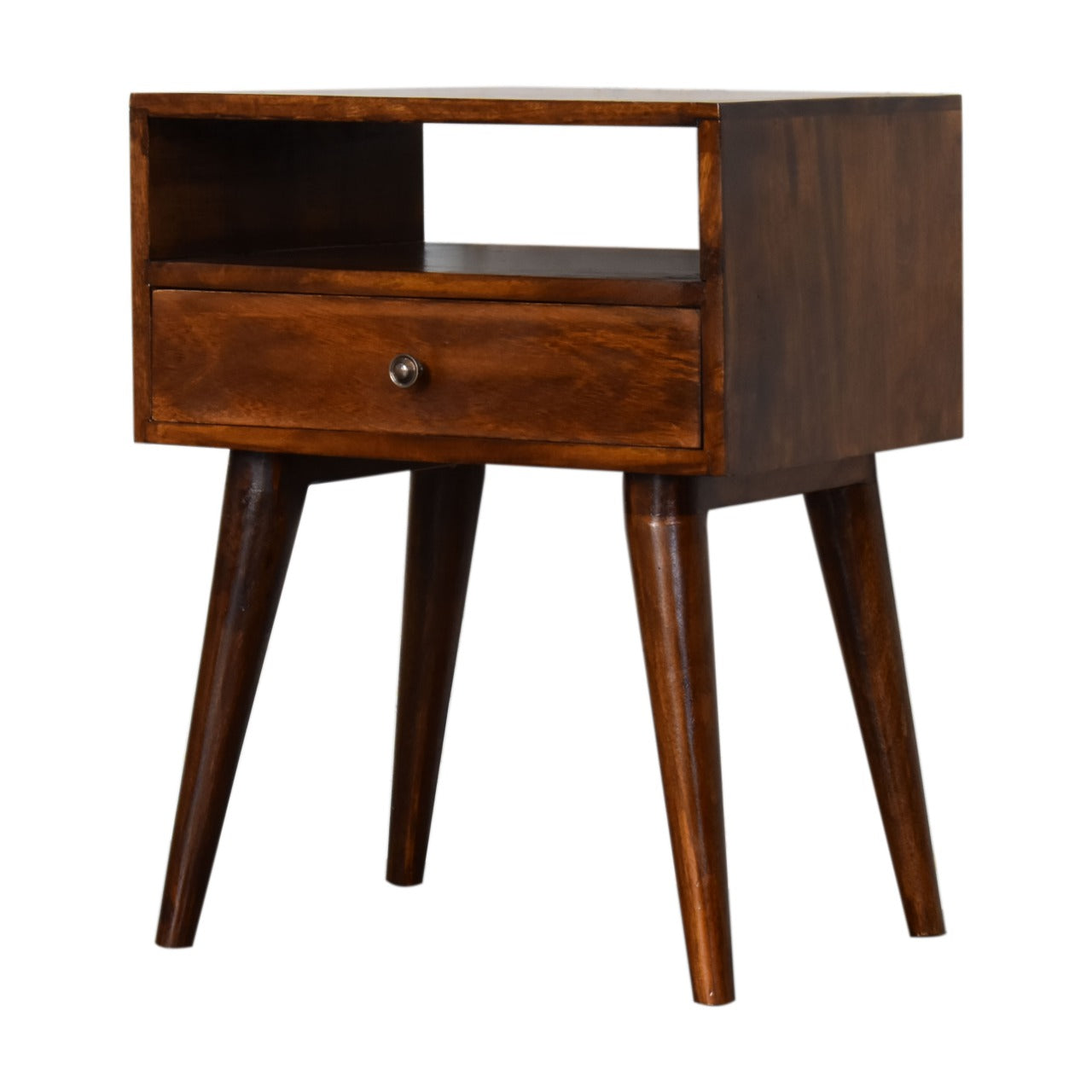 Modern Chestnut Solid Wood Bedside Chestnut Solid Wood