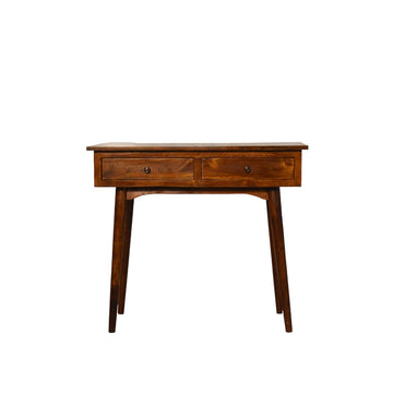 Chestnut Hallway 2 Drawer Console Table Chestnut Solid Wood