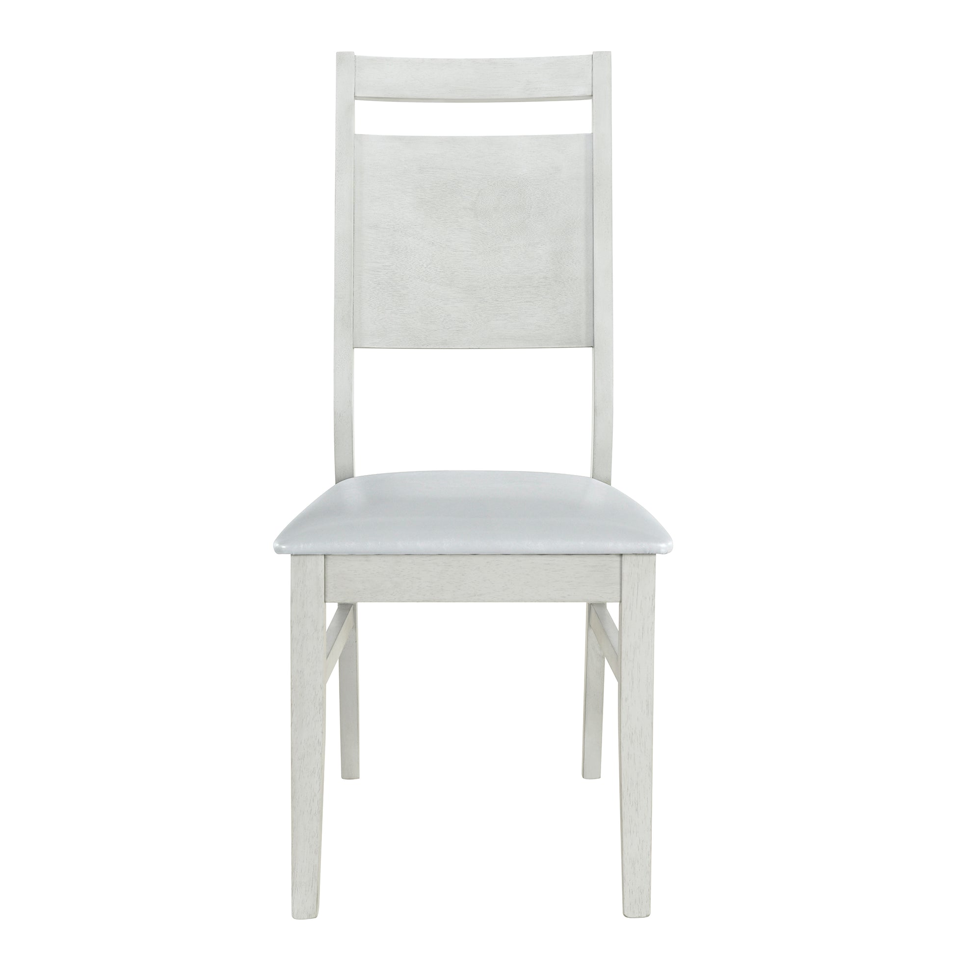 Farmhouse 6 Piece Wood Dining Table Set With 4 Upholstered Chairs And Bench, Gray Gray Wood Dining Room Bench Seating Rubberwood Rectangular Dining Table With Chair And Bench Upholstered Chair Wood Gray Solid Back Seats 6 Farmhouse Trestle Foam Solid