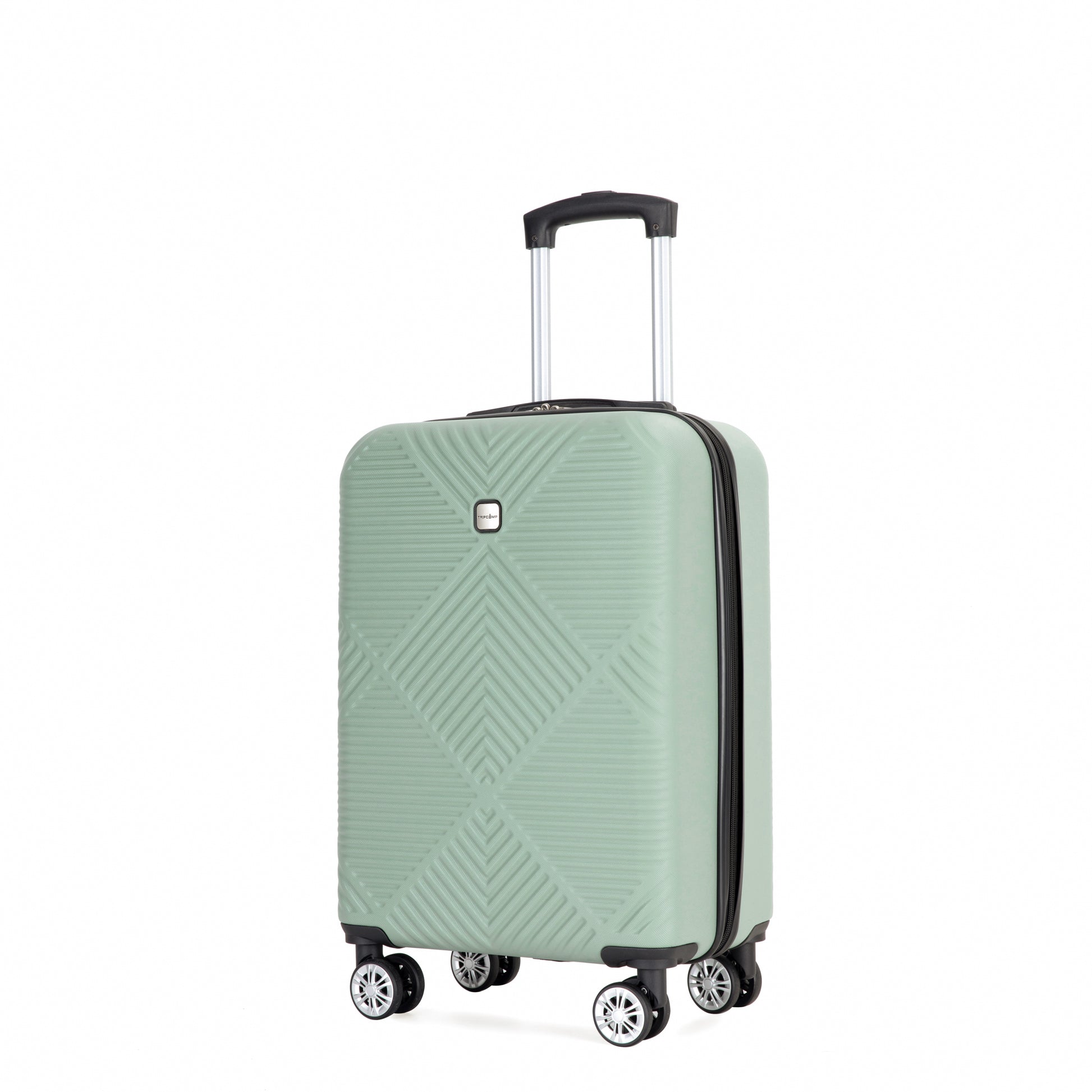 4 Piece Abs Lightweight Suitcase, 14 Inch Makeup Box, Aircraft Wheels 14 20 24 28 Olive Green Olive Green Abs