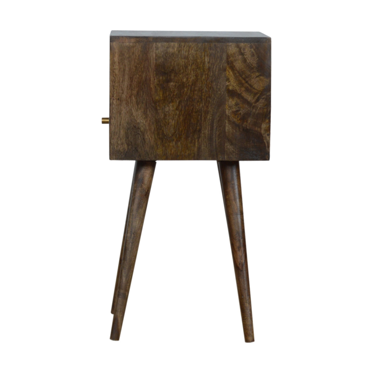 Mini Grey Washed Bedside Gray Wash Solid Wood