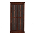 Tall Cherry Glazed Cabinet Cherry Solid Wood