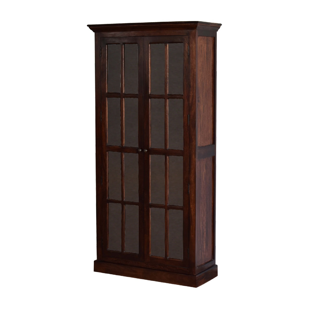 Tall Cherry Glazed Cabinet Cherry Solid Wood