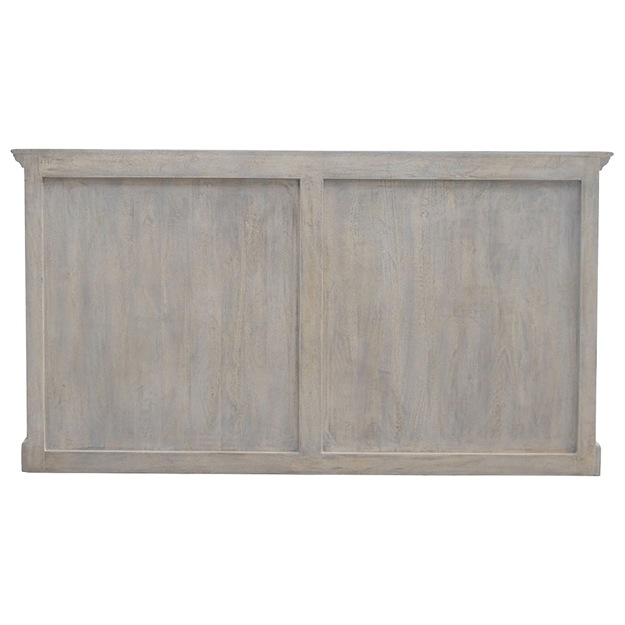Stone Acid Wash Glazed Sideboard Stone Gray Solid Wood