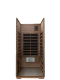 Red Cedar Single Outdoor Sauna Outdoor Indoor Wooden Sauna Room Natural Wood Solid Wood