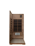 Red Cedar Single Outdoor Sauna Outdoor Indoor Wooden Sauna Room Natural Wood Solid Wood