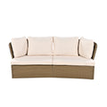 Customizable Outdoor Patio Furniture Set, Wicker Furniture Sofa Set With Thick Cushions, Suitable For Backyard, Porch. Yes Beige Garden & Outdoor Complete Patio Sets Hdpe