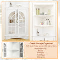 Corner Storage Cabinet, 63.3
