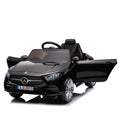 12V Kids Ride On Car W Parents Remote Control,Licensed Mercedes Benz Cls 350 For Kids,Four Wheel Suspension,Power Display,Music,Volume Control,Led Lights,Mp3,Usb Sd For Kids 37 95 Months. Black 50 99 Lbs Polypropylene