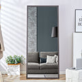 Fourth Generation Solid Wood Frame Full Length Mirror, Dressing Mirror, Bedroom Porch, Decorative Mirror, Clothing Store, Floor Standing Large Mirror, Wall Mounted. 71