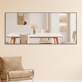 Fourth Generation Solid Wood Frame Long Mirror, Dressing Mirror, Bedroom Foyer, Decorative Mirror, Clothing Store, Floor To Ceiling Mirror, Wall Mounted. 71