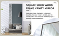 Fourth Generation Solid Wood Frame Long Mirror, Dressing Mirror, Bedroom Foyer, Decorative Mirror, Clothing Store, Floor To Ceiling Mirror, Wall Mounted. 71