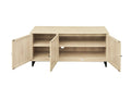 3 Door Cabinet,Sideboard Accent Cabinet, Storage Cabinet For Living Room, Hallway Entryway Kitchen Natural Particle Board
