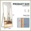 Fourth Generation Solid Wood Frame Long Mirror, Dressing Mirror, Bedroom Foyer, Decorative Mirror, Clothing Store, Floor To Ceiling Mirror, Wall Mounted. 71