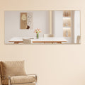 Fourth Generation Solid Wood Frame Long Mirror, Dressing Mirror, Bedroom Foyer, Decorative Mirror, Clothing Store, Floor To Ceiling Mirror, Wall Mounted. 71