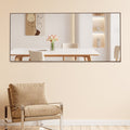 Fourth Generation Solid Wood Frame Long Mirror, Dressing Mirror, Bedroom Foyer, Decorative Mirror, Clothing Store, Floor To Ceiling Mirror, Wall Mounted. 71