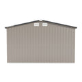 Patio, Lawn & Garden,Metal Outdoor Storage Shed 10Ft X 12Ft,Clearance With Lockable Door Metal Garden Shed Steel Anti Corrosion Storage House Waterproof Tool Shed For Backyard Patio Brown Metal