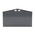 Patio, Lawn & Garden,Metal Outdoor Storage Shed 10Ft X 12Ft,Clearance With Lockable Door Metal Garden Shed Steel Anti Corrosion Storage House Waterproof Tool Shed For Backyard Patio Gray Metal