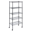 Heavy Duty 5 Tier Shelving Units Adjustable, Wire Shelf With 1000 Lbs Capacity 250 Per Shelf , 30