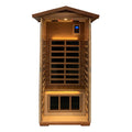 Red Cedar Single Outdoor Sauna Outdoor Indoor Wooden Sauna Room Natural Wood Solid Wood