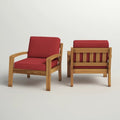 Grenada Club Chair Red Waterproof Fabric