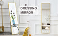 The 4Rd Generation Aluminum Alloy Metal Frame Wall Mounted Full Body Mirror, Bathroom Makeup Mirror, Bedroom Entrance, Decorative Mirror, Quality Upgrade, 48