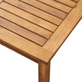 Perla 3 Seater Sofa And Table Set, Blue Blue Acacia Wood